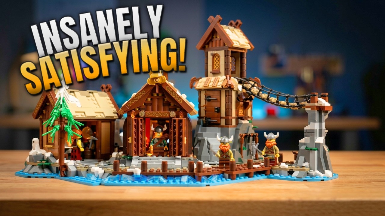 Bringing Life Into LEGO Viking Village (Stop Motion Animation Made In 54 Hours)