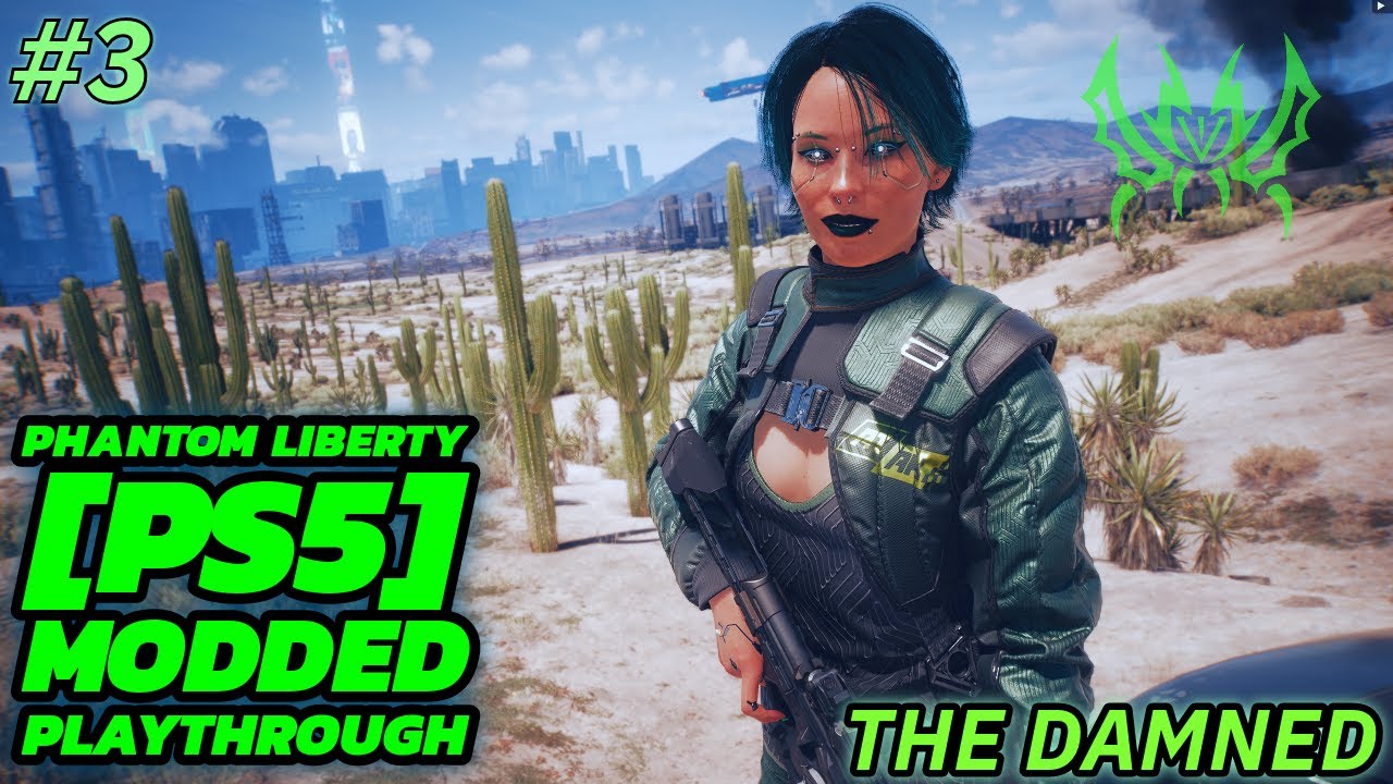 🔴Cyberpunk 2077 Phantom Liberty DLC: Modded Gameplay Part #3 #phantomliberty #ps5cheats