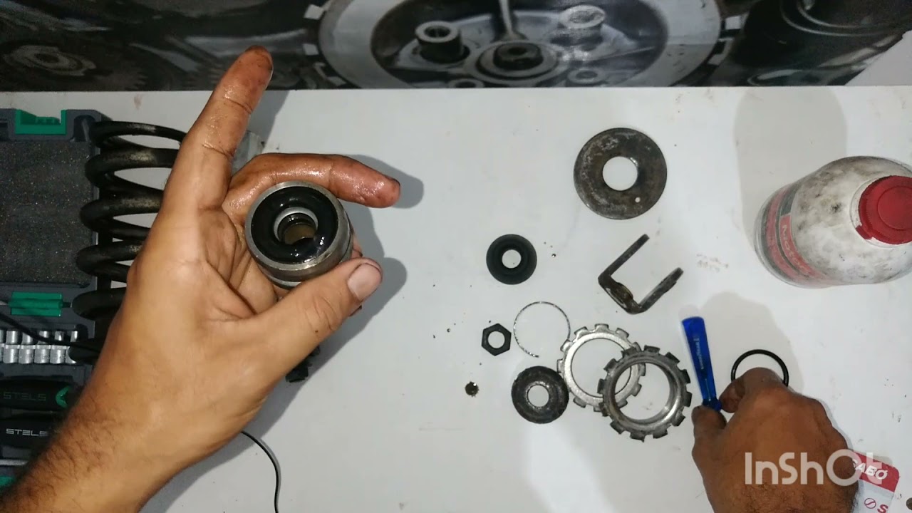 Recondicionado amortecedor DE MOTO  passo a passo ( falcon,xre,tornado, Saara e outras)