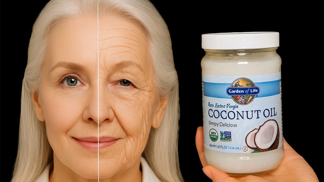 She Used Coconut Oil and Looked 30 at 60! Shocking Anti-Aging Trick!