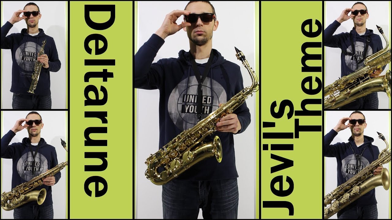 Deltarune Jevil's Theme - saxophone only (a saxapella)