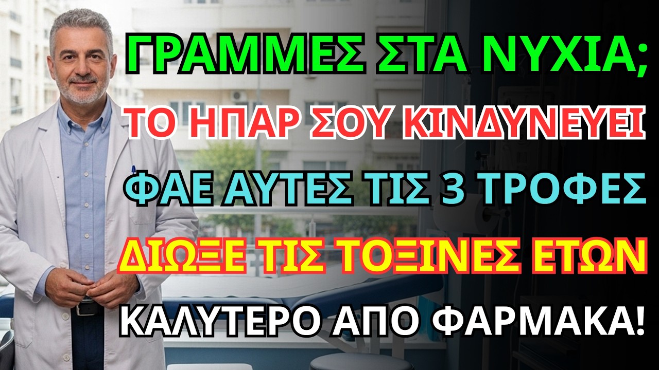 το συκώτι σας εκπέμπει Sos; οι γραμμές στα νύχια το δείχνουν! κόψτε αυτές τις 3 τροφές αμέσως.