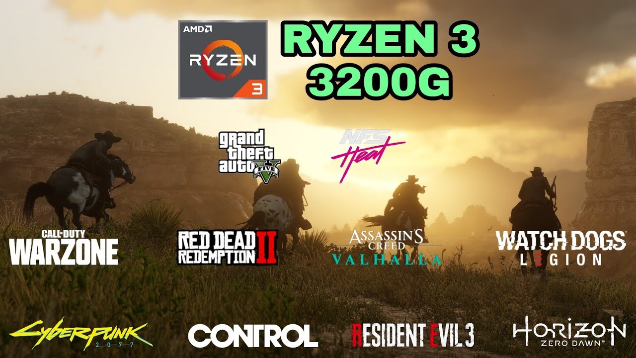 Amd Ryzen 3 3200G (Vega 8) - 10 Games Tested in 2021