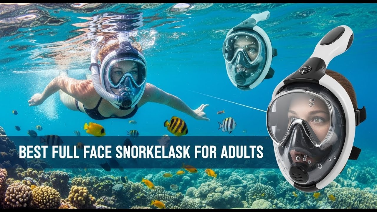 ТОП-5 лучших полнолицевых масок для снорклинга для взрослых 2026 года | Не покупайте, пока не пос...