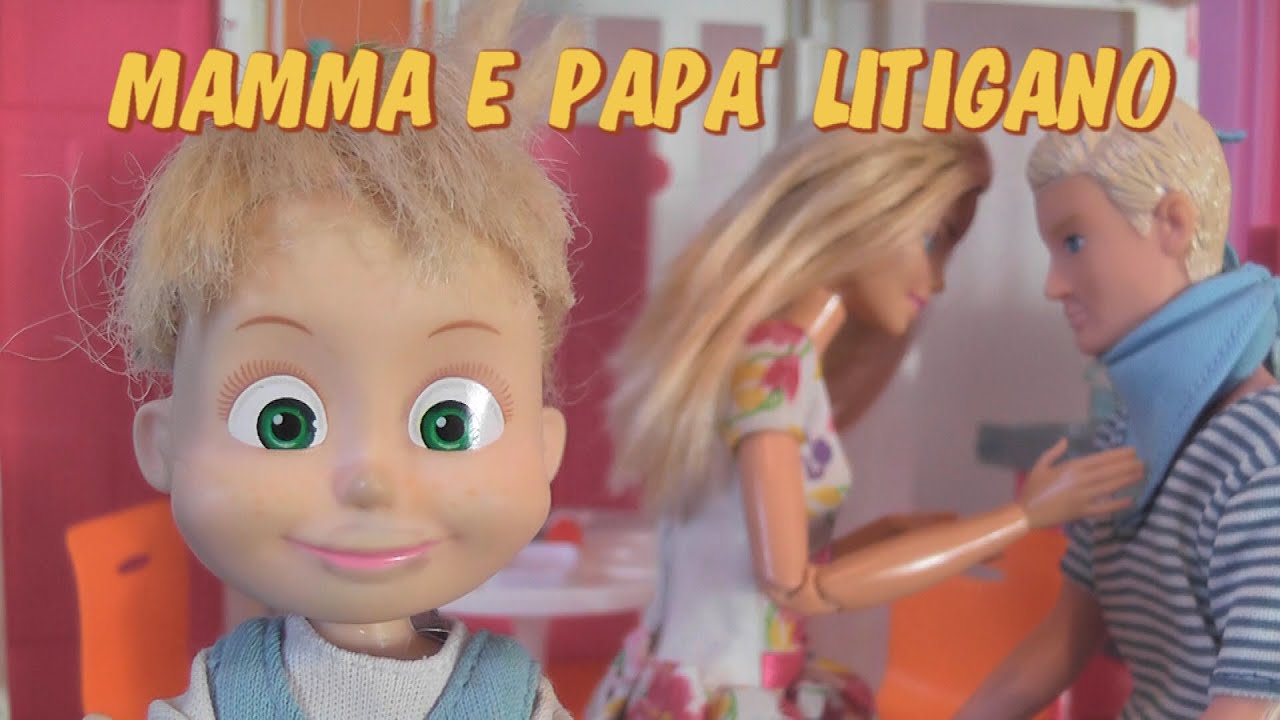 A casa con Masha: MAMMA E PAPA' HANNO LITIGATO