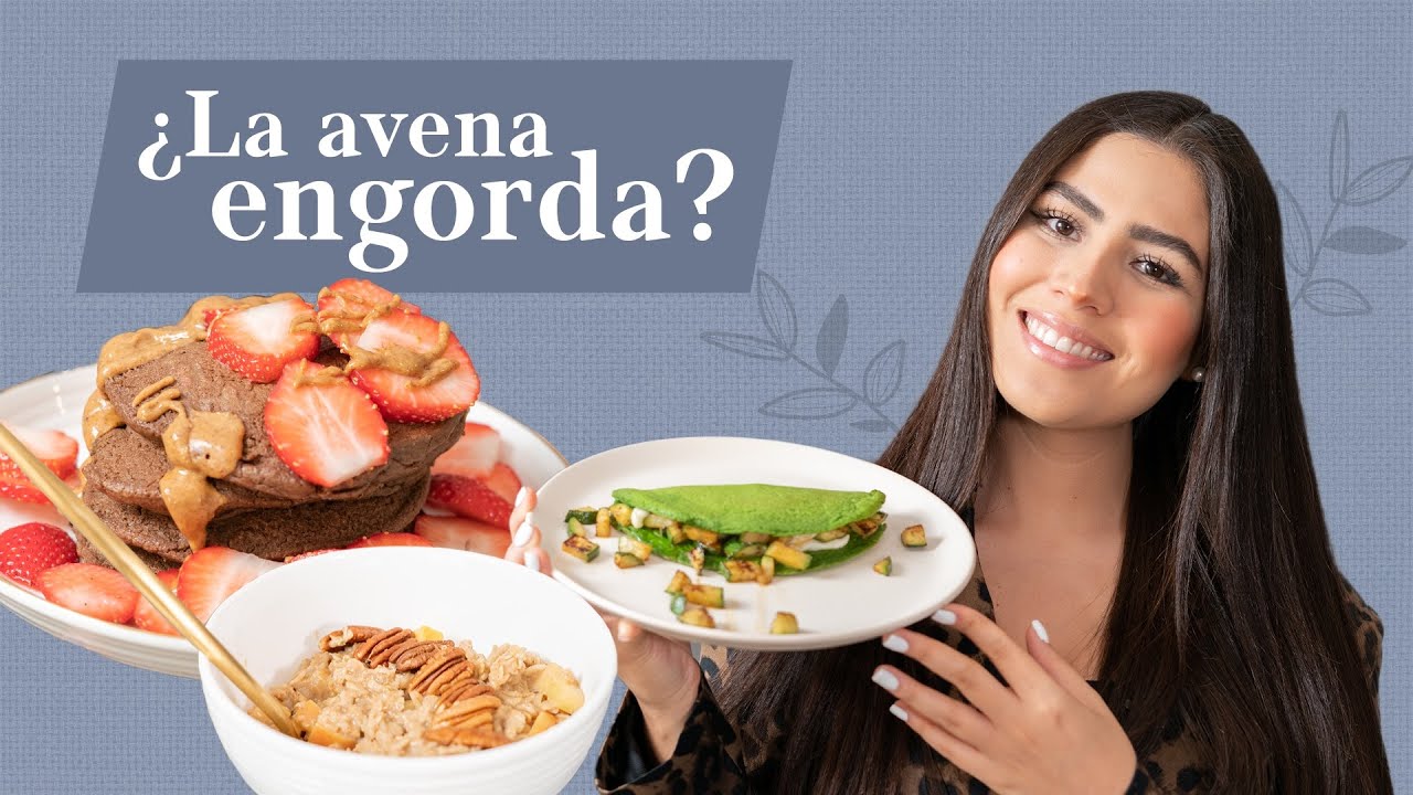 3 recetas saludables con avena 🥞 | Nutrióloga Alejandra Vera