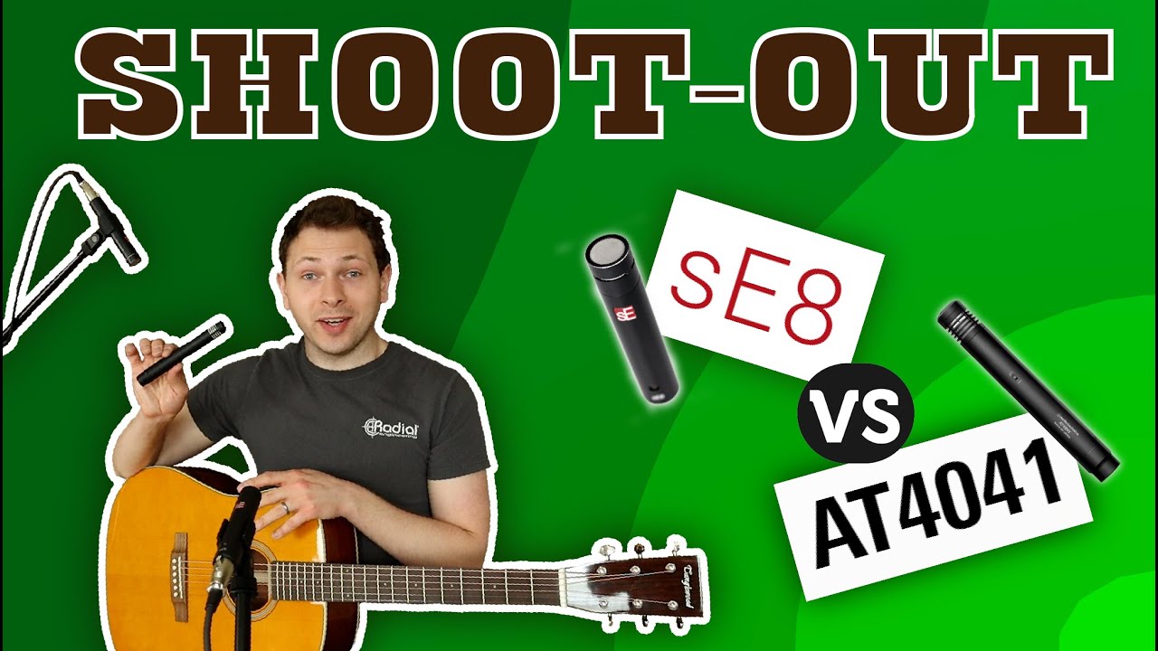 Audio-Technica AT4041 vs sE Electronics sE8 Shoot Out!
