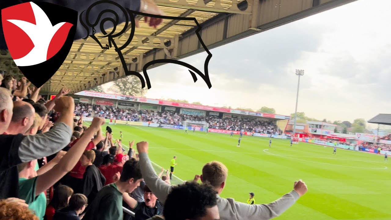 SCENES AS CHELTENHAM FINALLY SCORE! Cheltenham Town Vs Derby County Matchday Vlog
