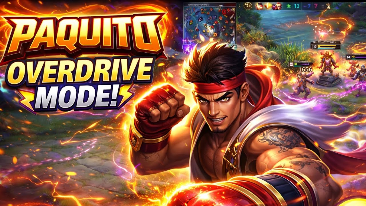 PAQUITO OVERDRIVE MODE 😈 Unlimited Combo Madness!#mobilelegends  @Mobalegends55official