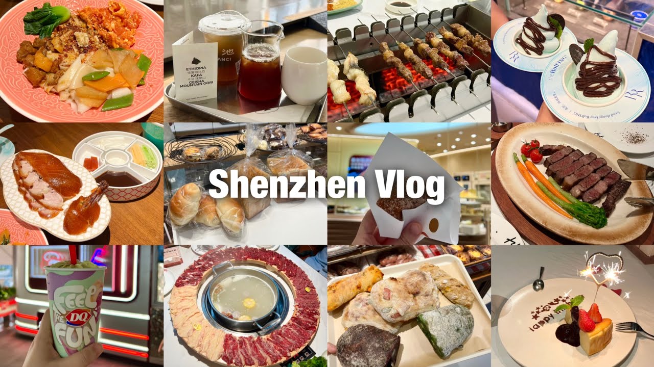 심천Vlog | 잊을만하면 돌아오는 당일치기 심천 먹깨비 여행X2🐷코코파크 최애빵집, 뱡뱡면, 카오야, 양꼬치, 소고기 훠궈, 치아바타 추천, 스테이크 맛집, 샘스클럽 장보기