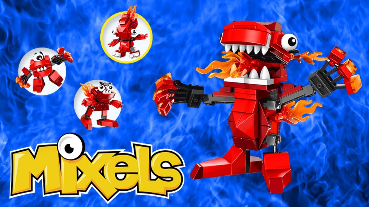 LEGO Mixels Red Infernites Time Lapse & Review + Infernites MAX - BrickQueen