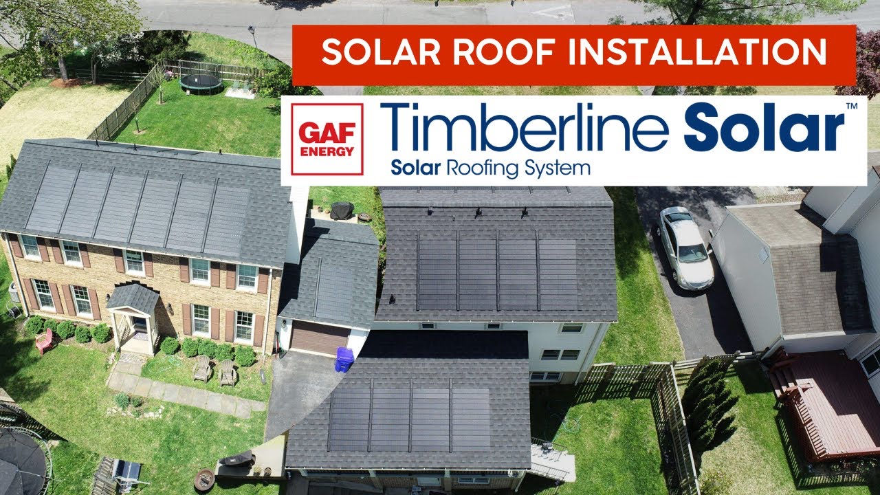 GAF Timberline Solar Roof | The Installation Process