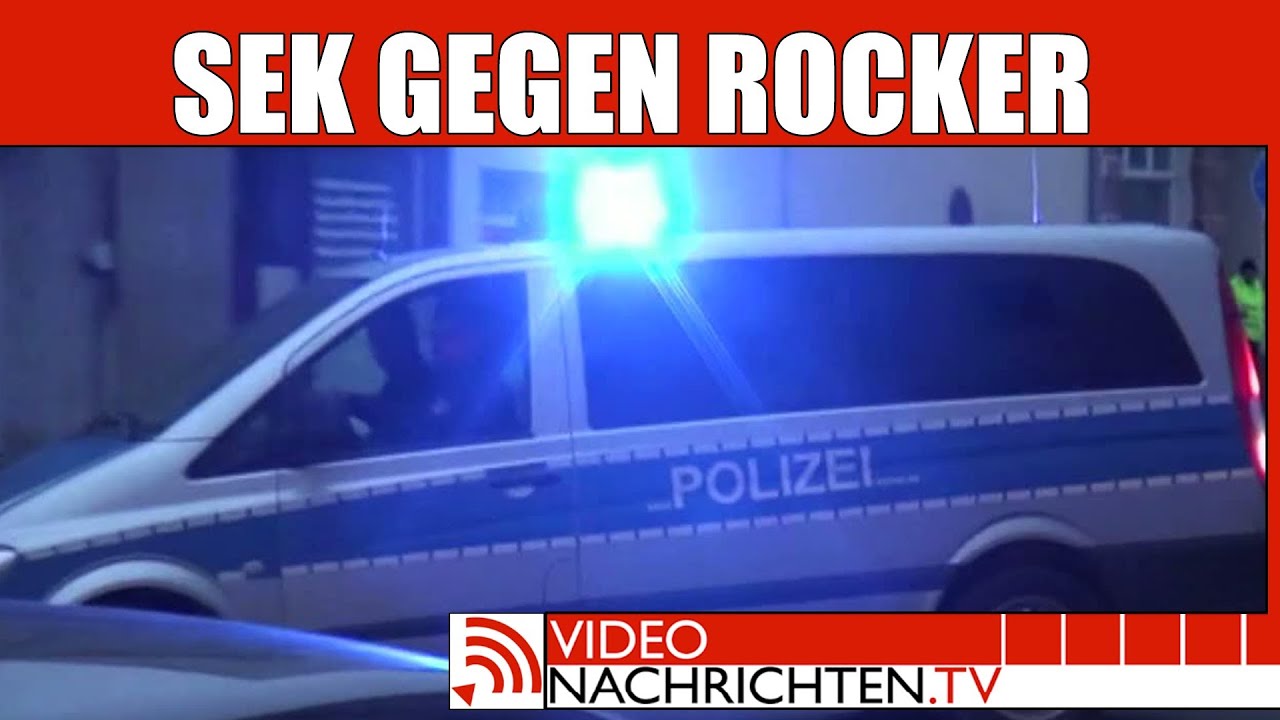 Nachrichten: Neuer Rockerkrieg! SEK stürmte Gebäude und riegelte Stadt hermetisch ab.
