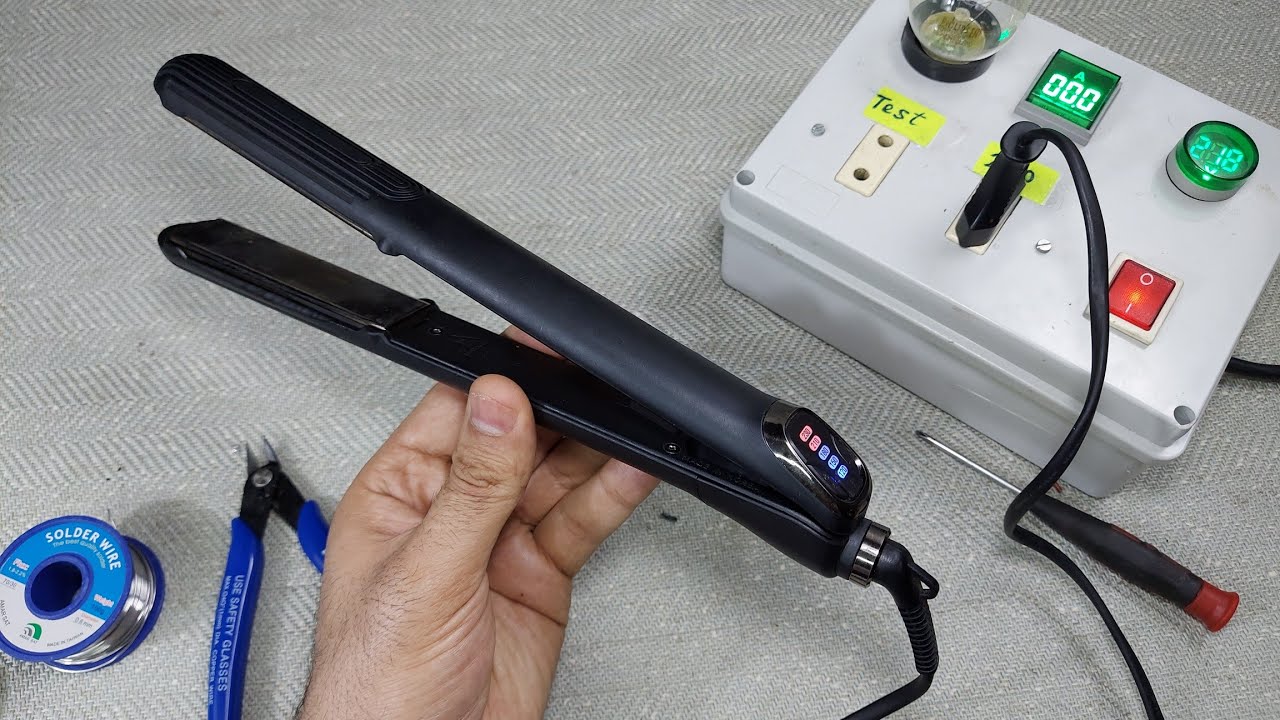 طريقة تصليح مكواة الشعر