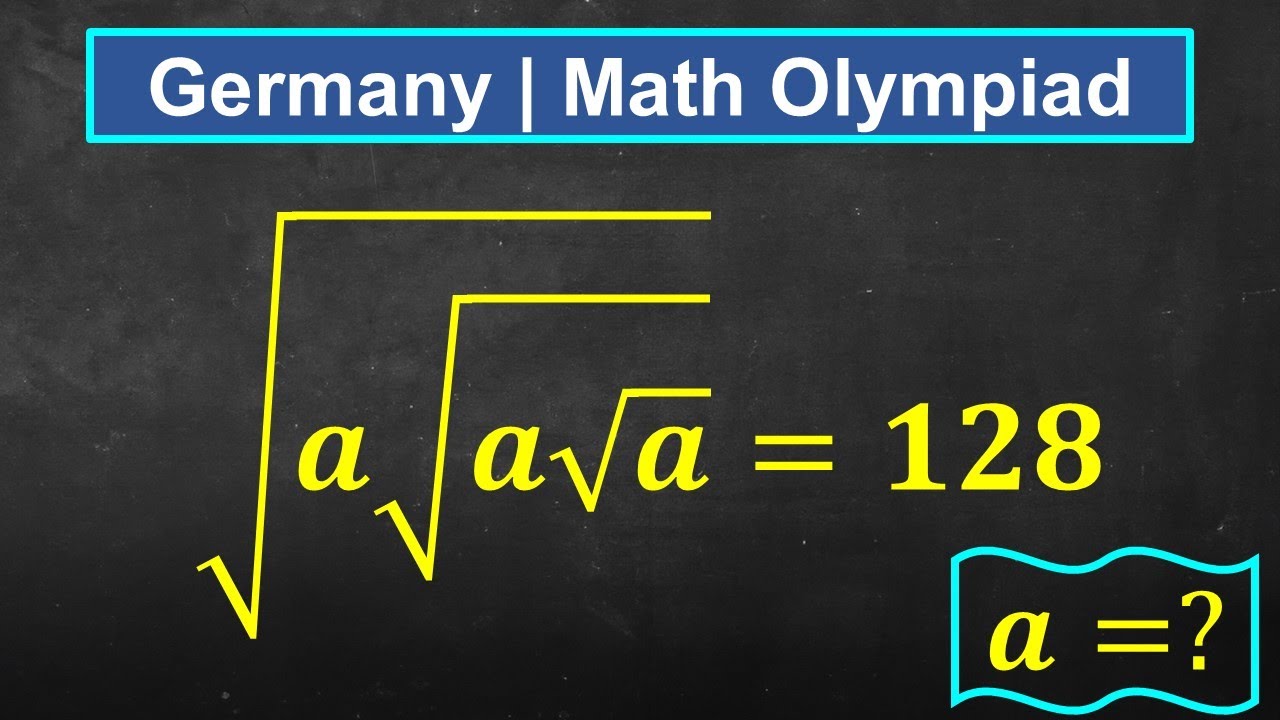 Germany | Can You Actually Solve This? | Math Olympiad