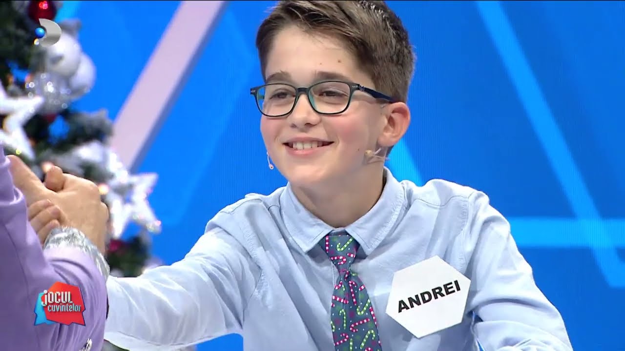 Jocul cuvintelor cu Dan Negru - Andrei, viitor medic pediatru, performanta uriasa: 7300 de lei!