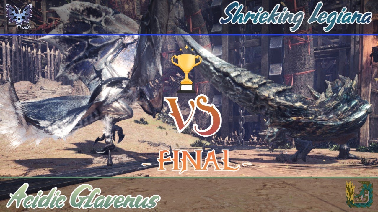 Acidic Glavenus VS Shrieking Legiana (FULL FIGHT TURF WAR) | Tournament Final