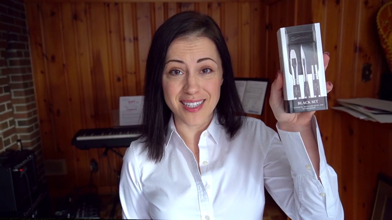 Escoda brush travel black set review by Anna M. Bucciarelli