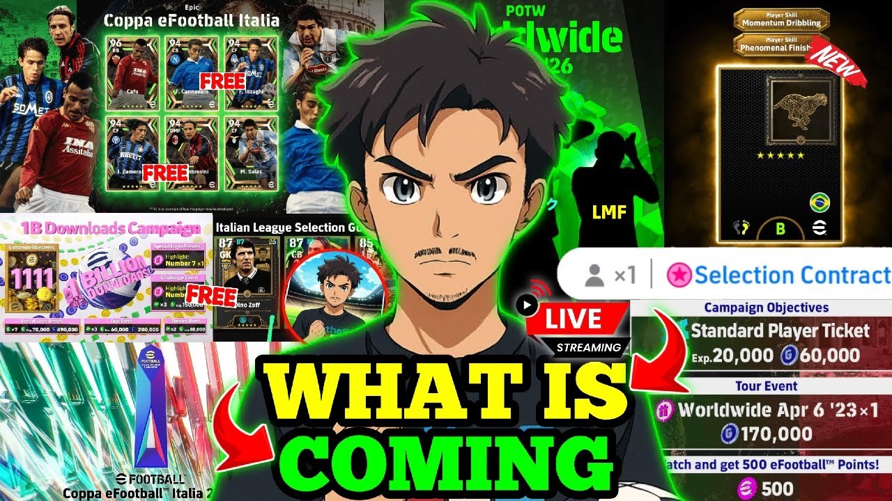 eFootball 2026 What is Coming Today 🔥 Free Epic Player | New Campaign & Biggest Update