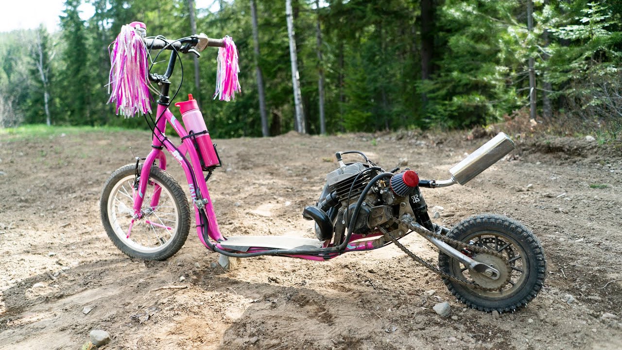 Insane Off Road 2 Stroke Scooter Build!