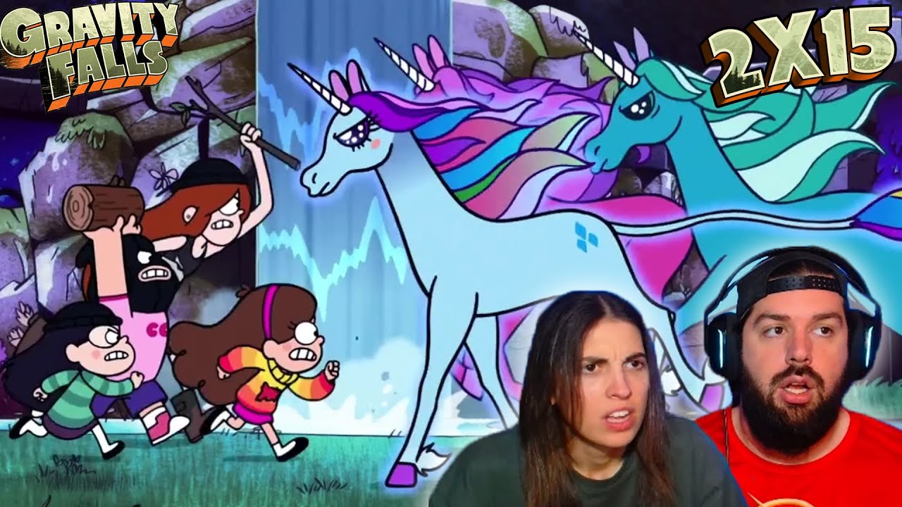 ¡PELEA CONTRA UNICORNIOS! - REACCIONANDO POR PRIMERA VEZ A GRAVITY FALLS 2X15