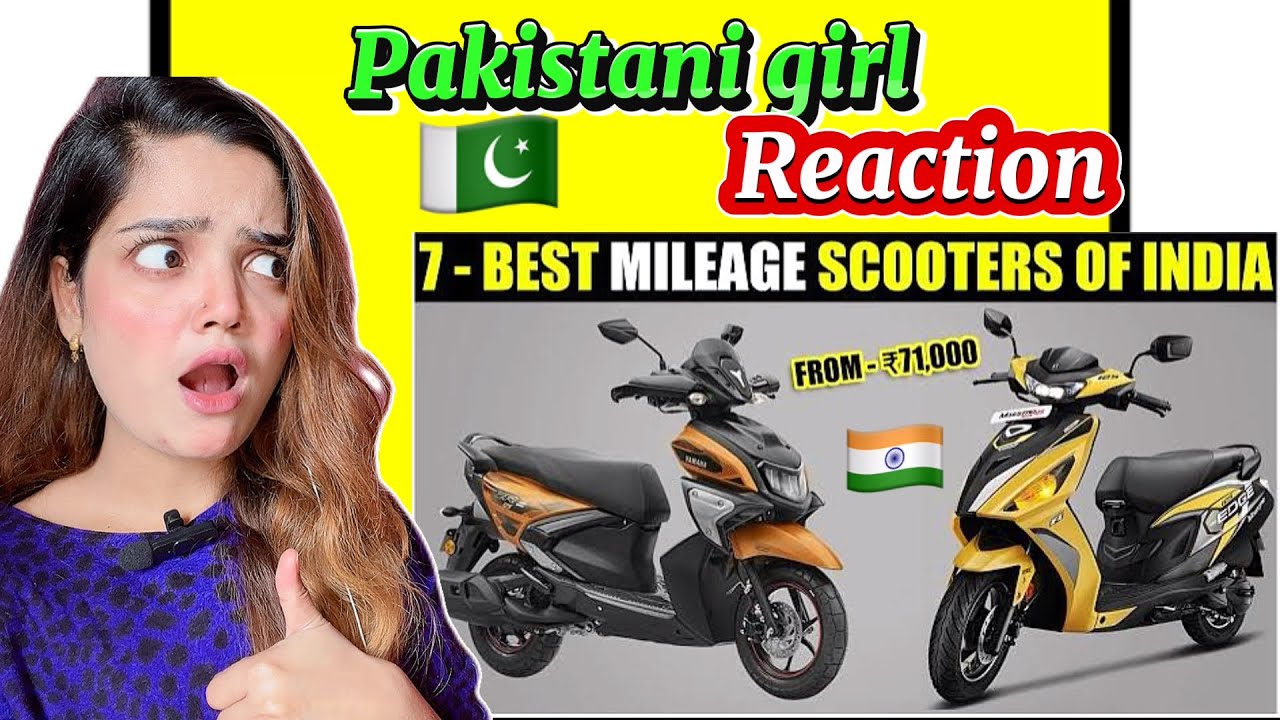 Best scooters 🛴 2023 in India 🇮🇳 | Pakistani 🇵🇰 girl reaction