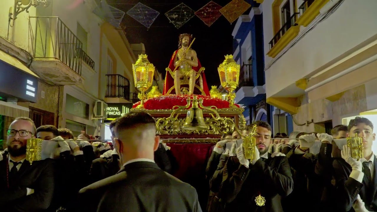 FINAL DE SAGRADA FAMILIA Y GITANO TU ERES DE SANTA MARÍA. PETALADA CORONADO DE ESPINAS 2025