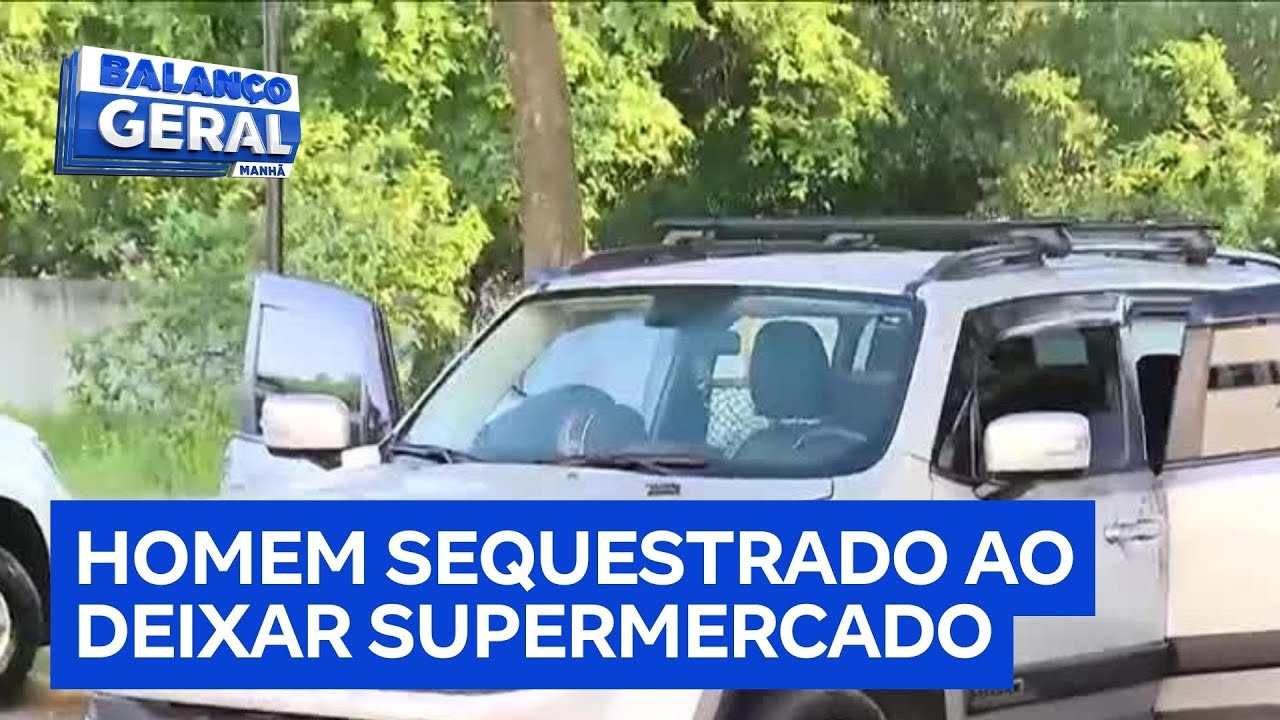 Homem é sequestrado logo após deixar supermercado na zona norte de SP