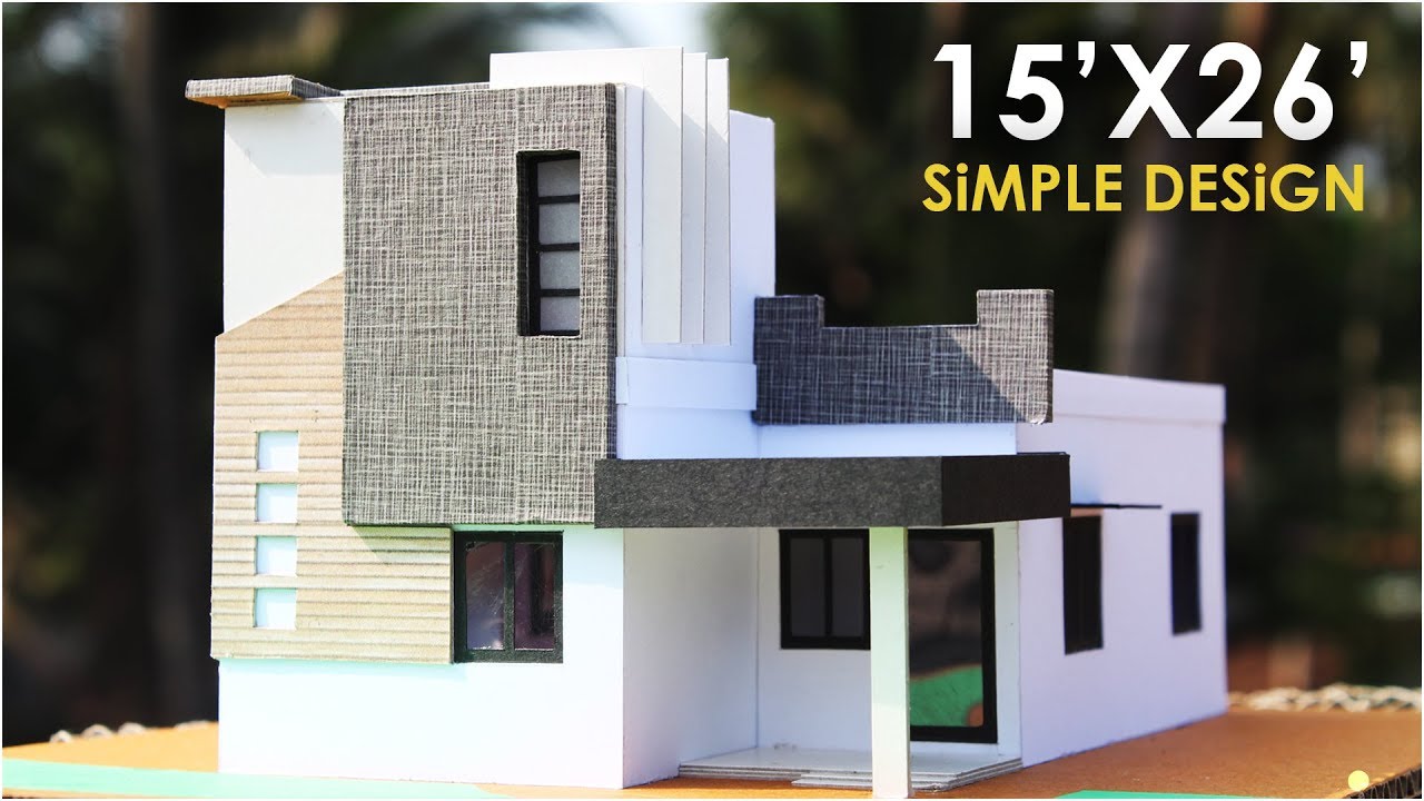 15X26 | SIMPLE RESIDENTIAL BUILDING | 1BHK  North side facing