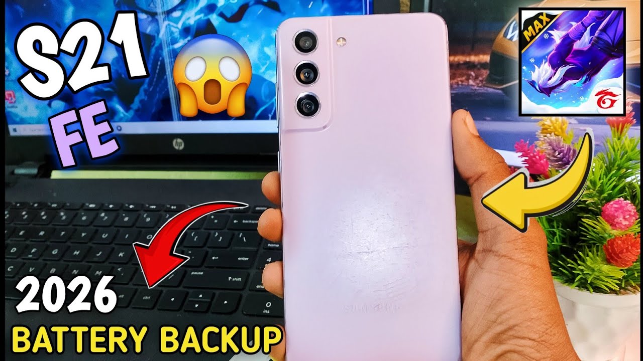💥Samsung galaxy S21Fe gameing battery drain test in 2026 || Free Fire Test #s21fe5g 