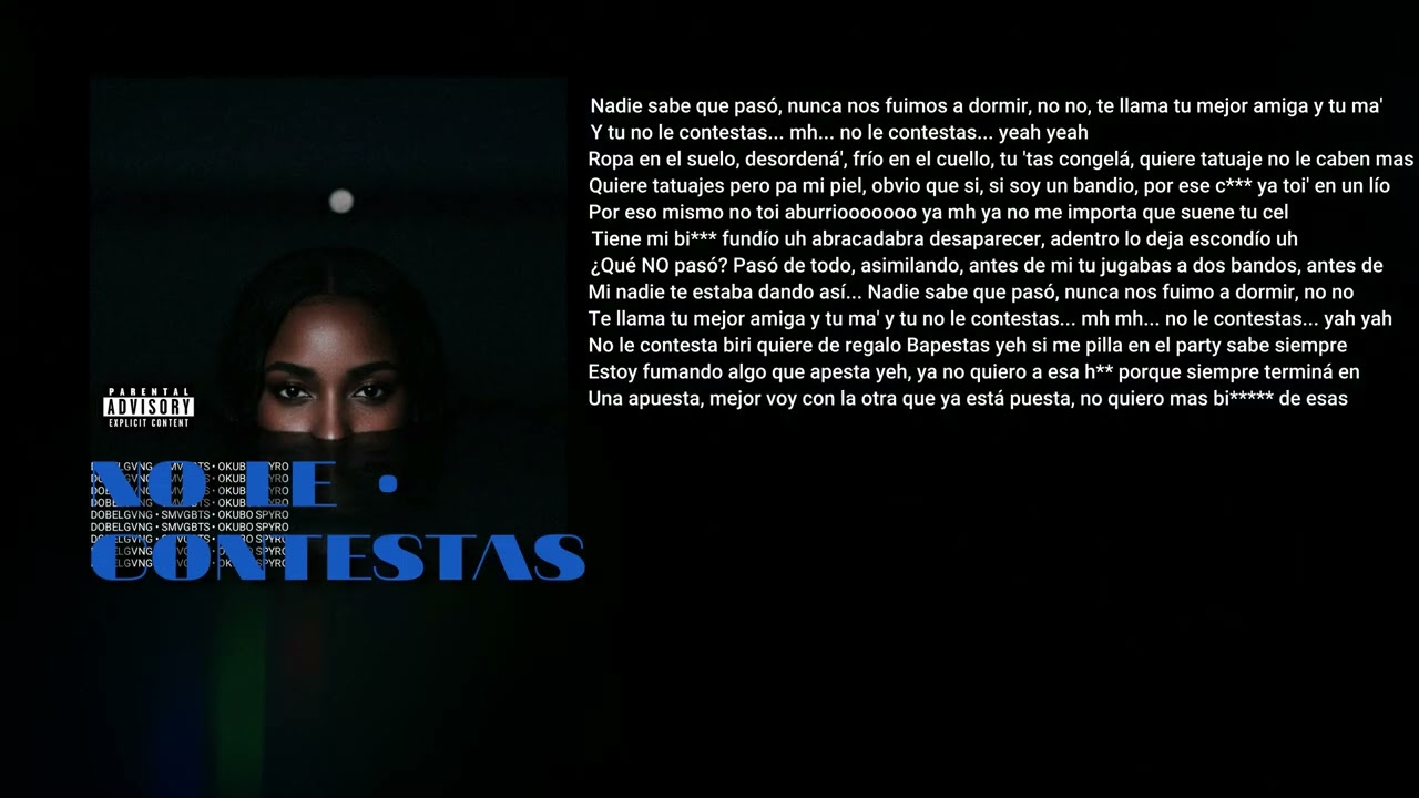 NO LE CONTESTAS feat. Okubo Spyro (prod. SMVGBTS)