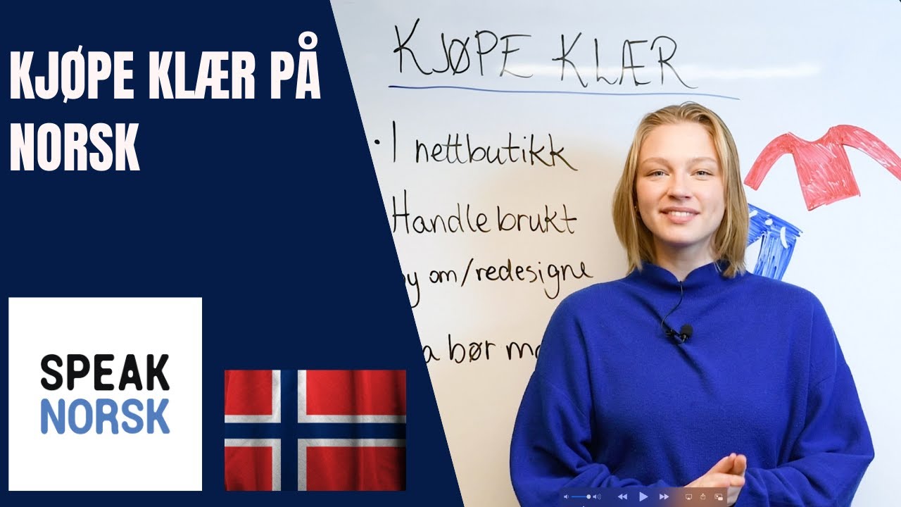 Learn Norwegian: Buying clothes!