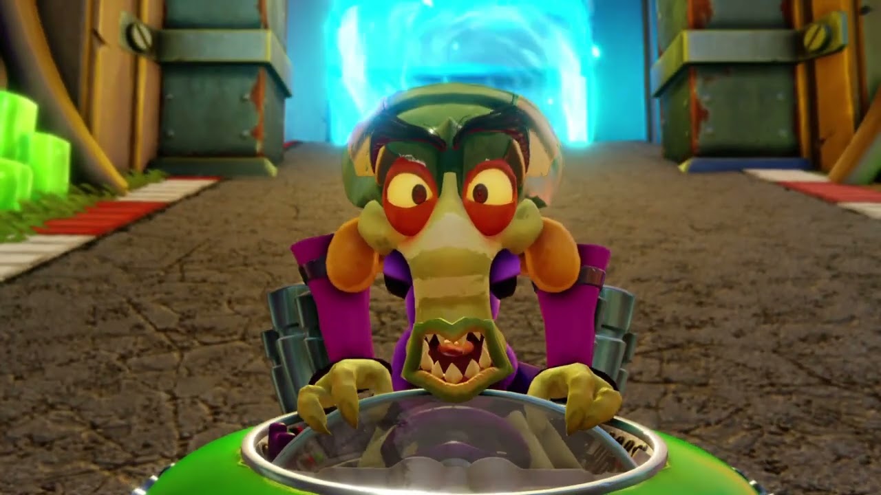 Final stage at 99% Crash™ Team Racing Nitro Fueled