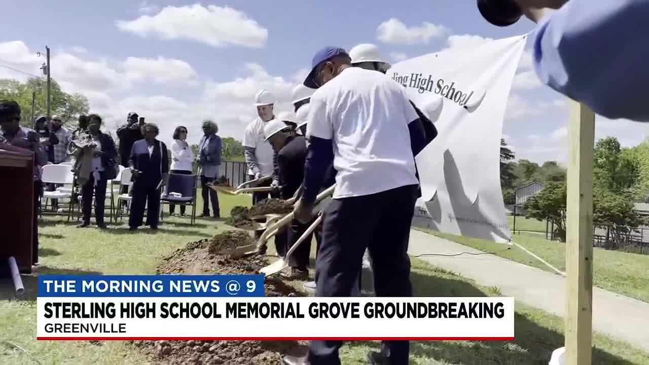 Sterling High School memorial grove groundbreaking