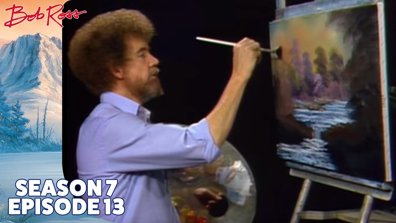 Bob Ross - Dark Waterfall (Season 7 Episode 13)