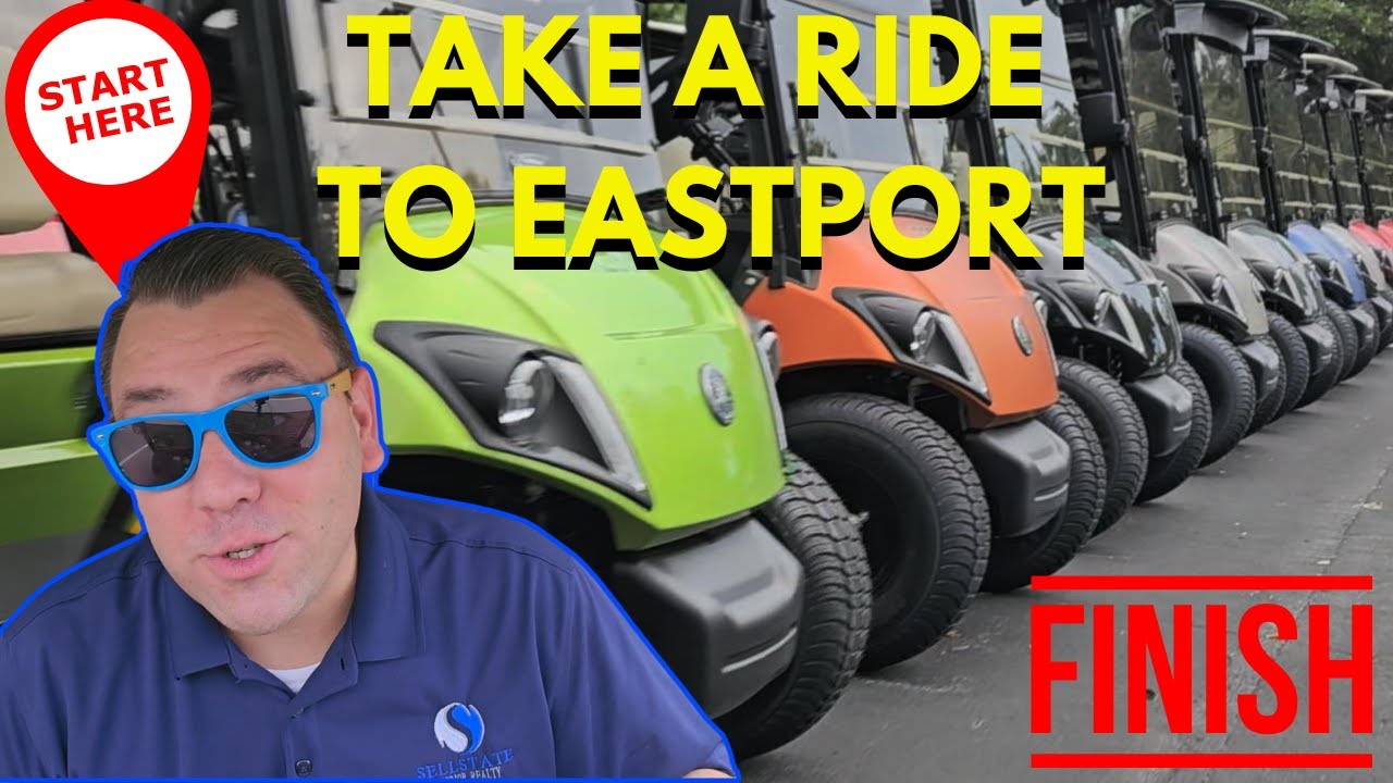 Golf Cart Adventure: North End to EASTPORT [ 2024 ]
