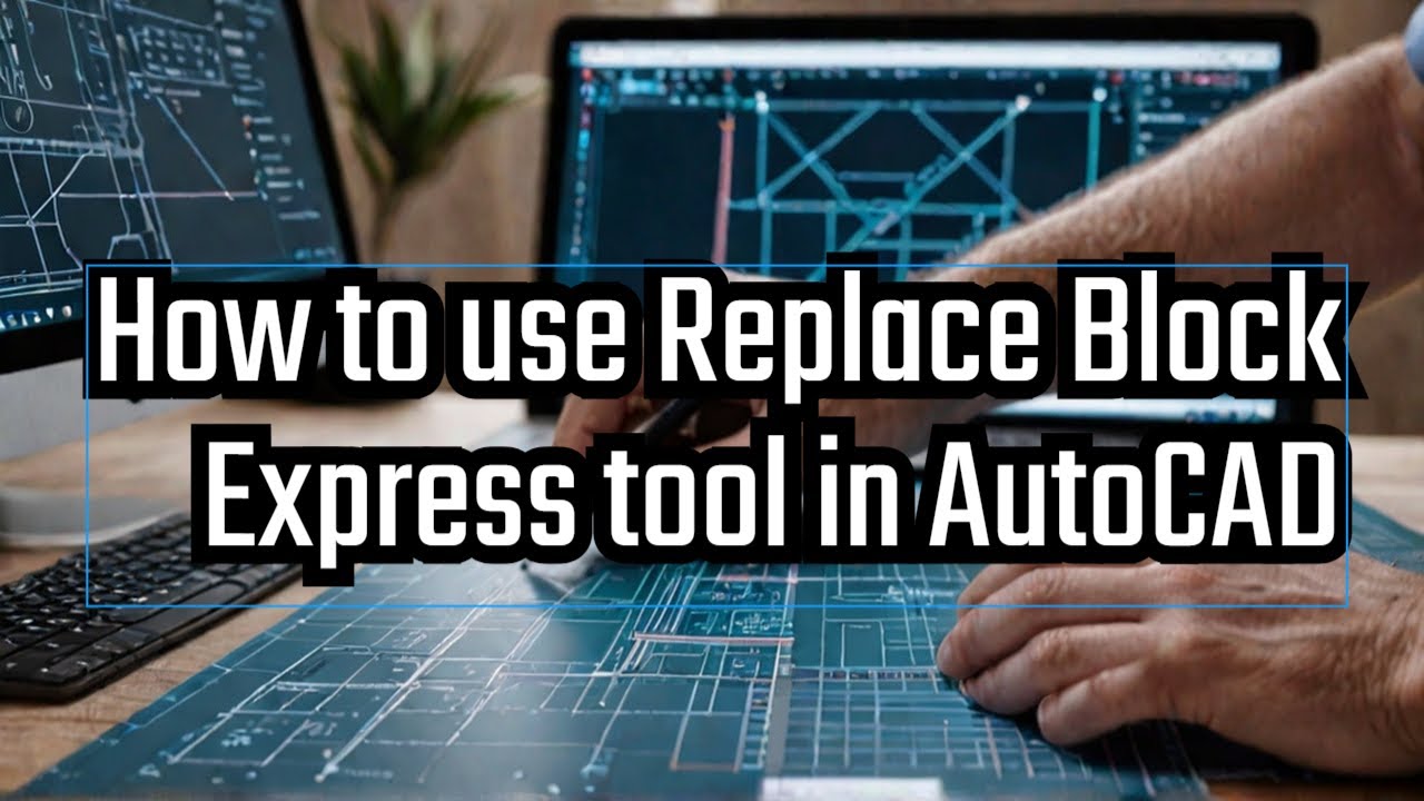 How to use Replace block express tool in AutoCAD