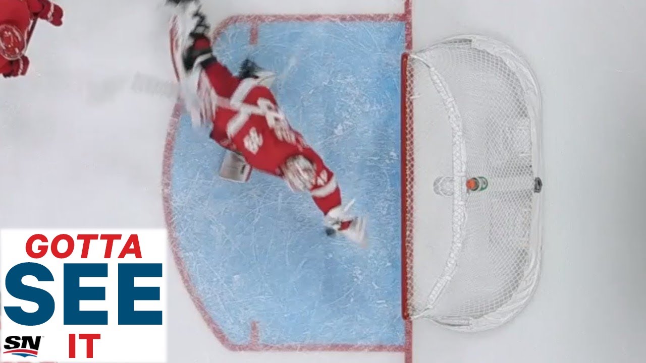 GOTTA SEE IT: Alex Nedeljkovic Stretches To Make Diving Desperation Save