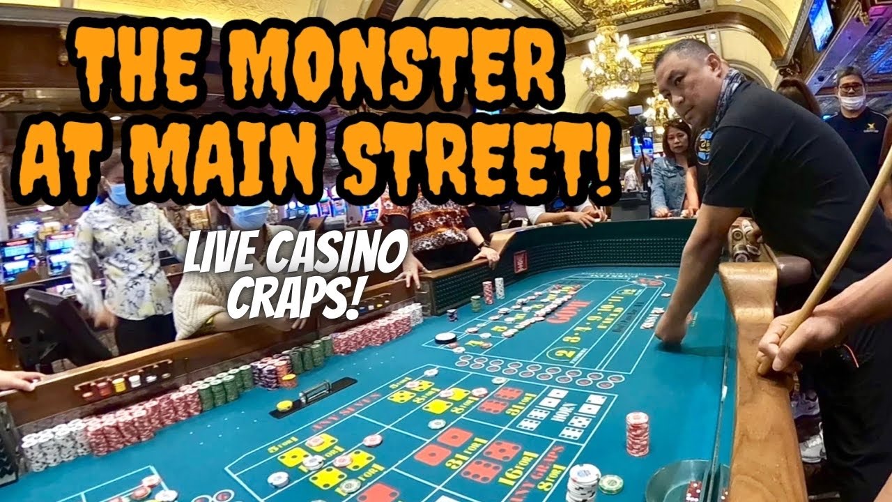 Monster Roll Caught on Film! Live Casino Craps at the Main Street Station Las Vegas