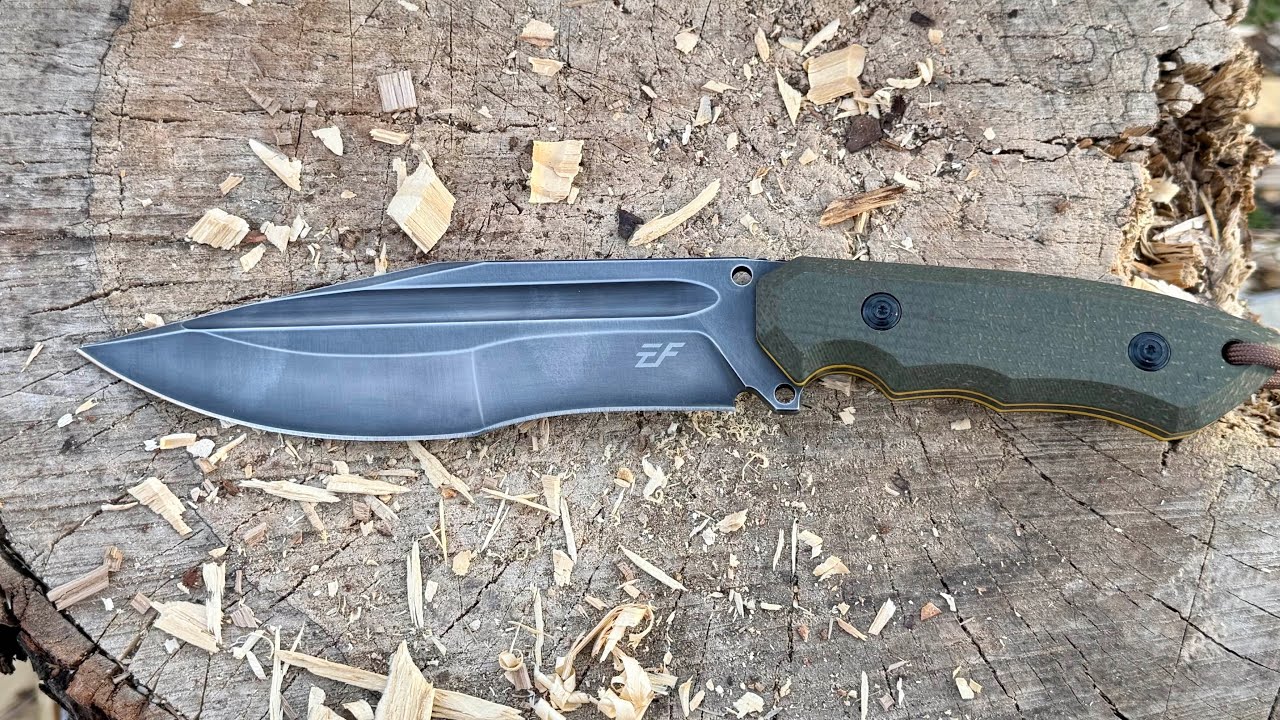 Eafengrow EF151 N690 steel test - #knifestuffwedo #knifetest #fixedblade #knifecommunity 