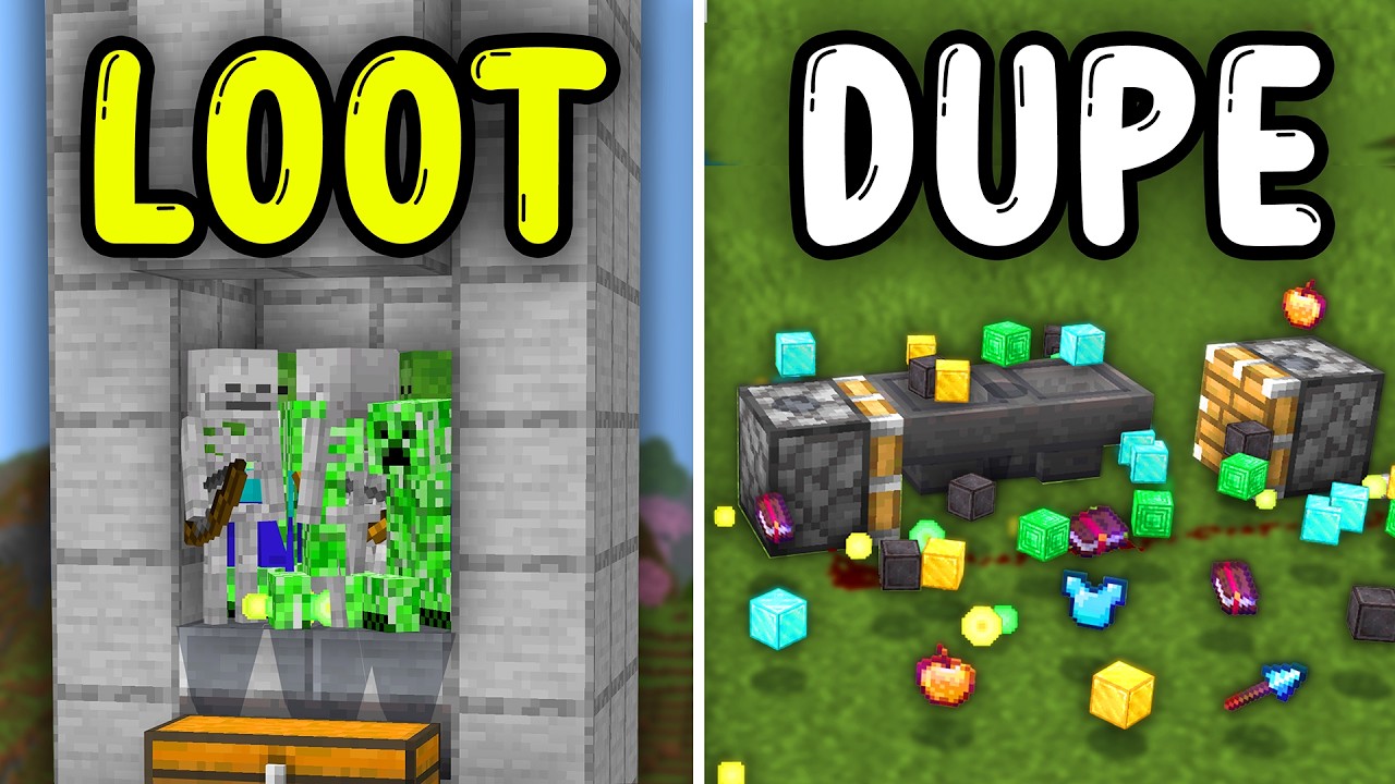 Top 10 EASIEST STARTER FARMS Minecraft Bedrock 26.2/1.21+!