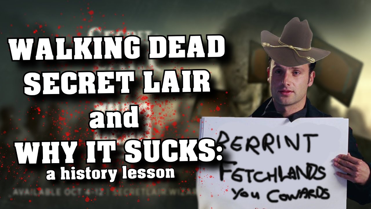 The Walking Dead Secret Lair, and why it sucks. A brief history lesson - WOTC Plz - MTG News
