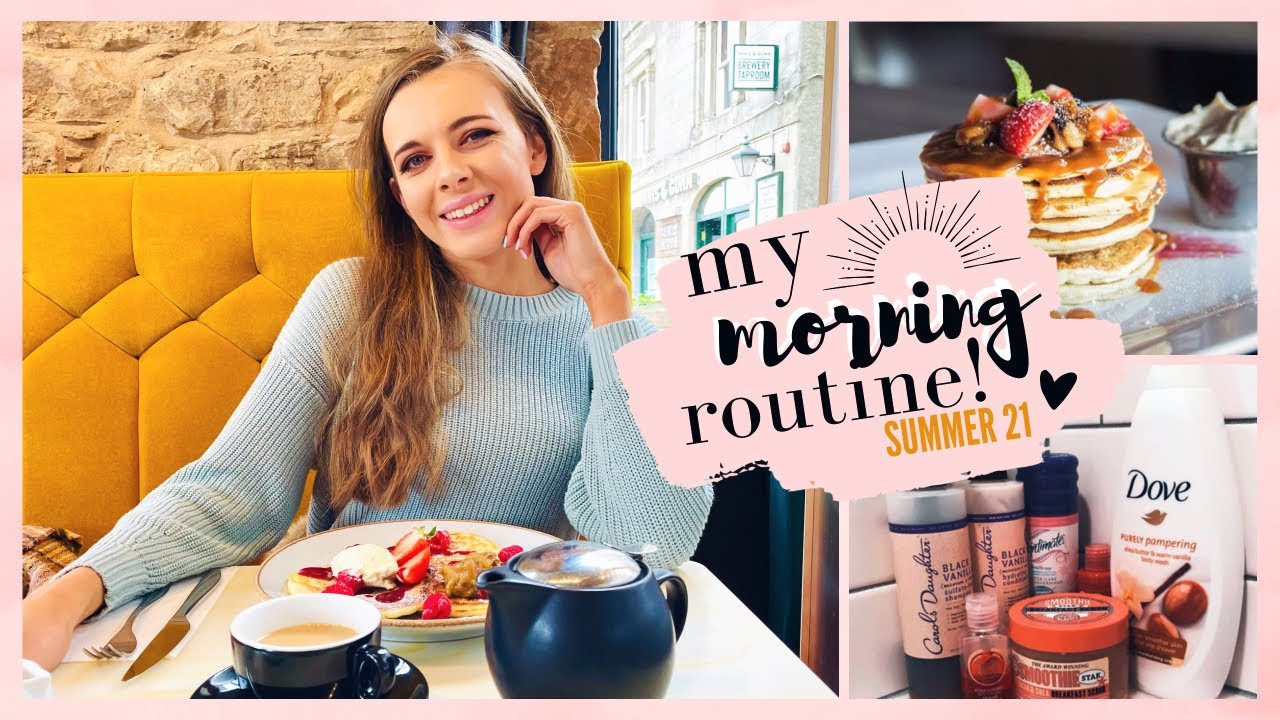 MY SUMMER MORNING ROUTINE 2021🌞🚿🧘🏼‍♀️ & all the aesthetic vibes🤍!!
