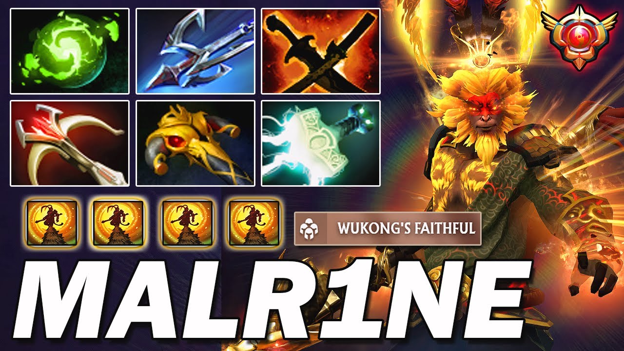 Malr1ne - Epic Dominator Monkey King | 7.38 Dota 2 IMMORTAL RANK!