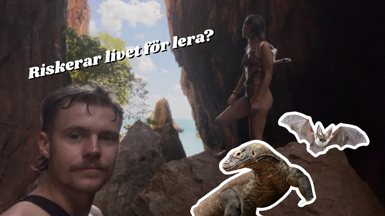 Bergsklättring, fladdermöss och stora ödlor Thailand🇹🇭🌴 VLOGG