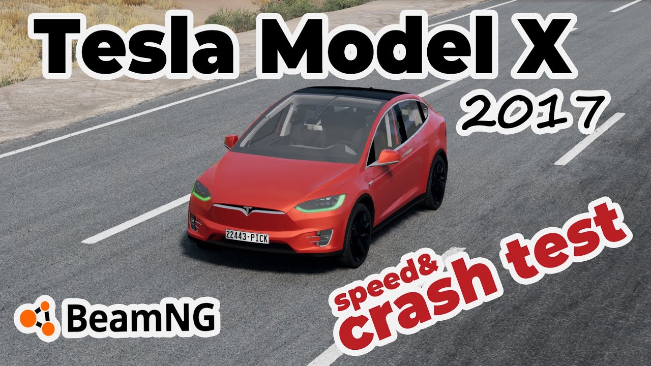 BeamNG.Drive &ndash; Tesla Model X 2017 Crash Test