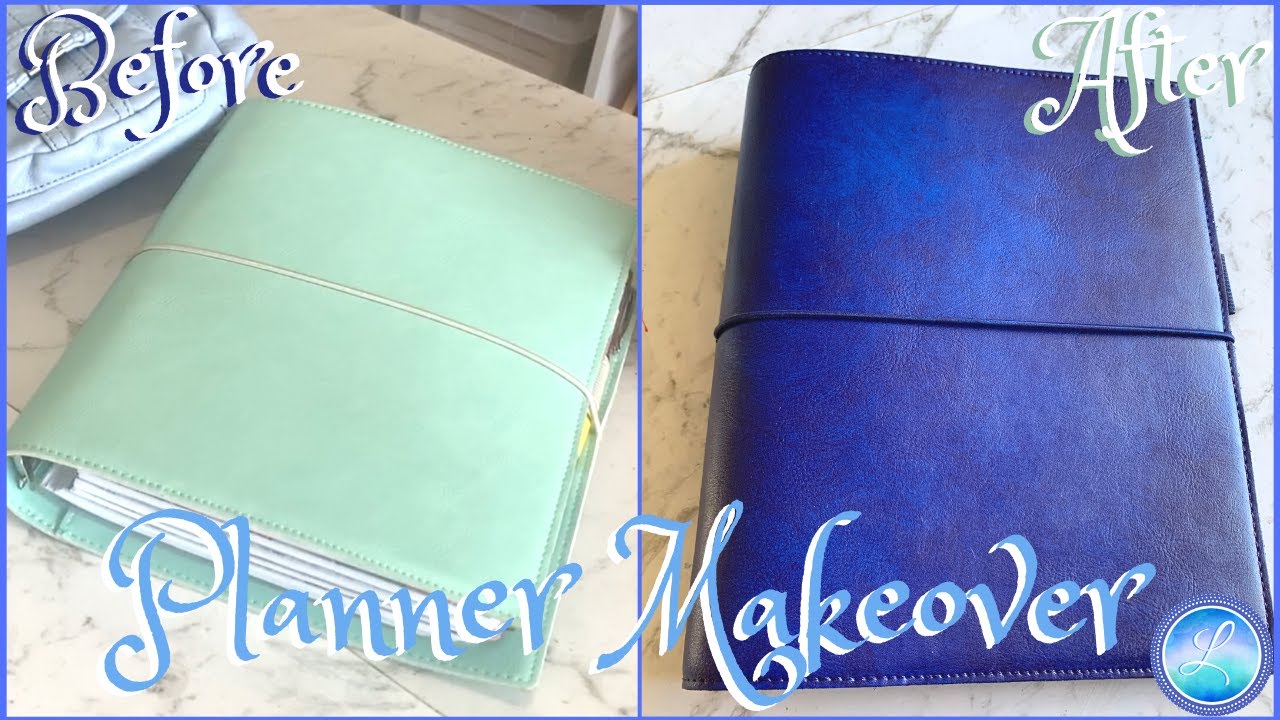 PLANNERS | Planner Makeover | How To Paint A Planner
