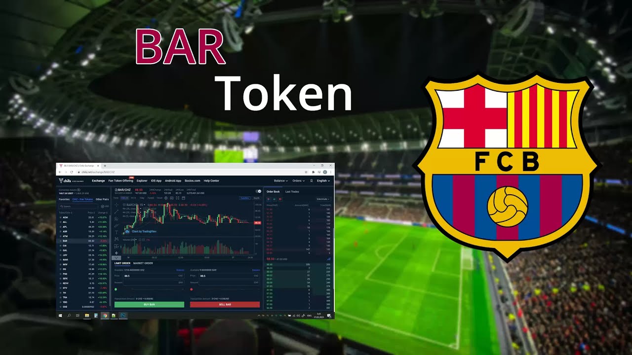 How to trade BAR (FC Barcelona) fan token. How to buy BAR (BARCA) fan token.