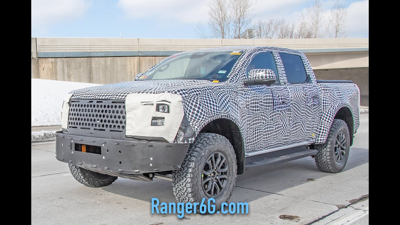 2023 Ford Ranger Raptor Video LHD Left Hand Drive First Sighting!
