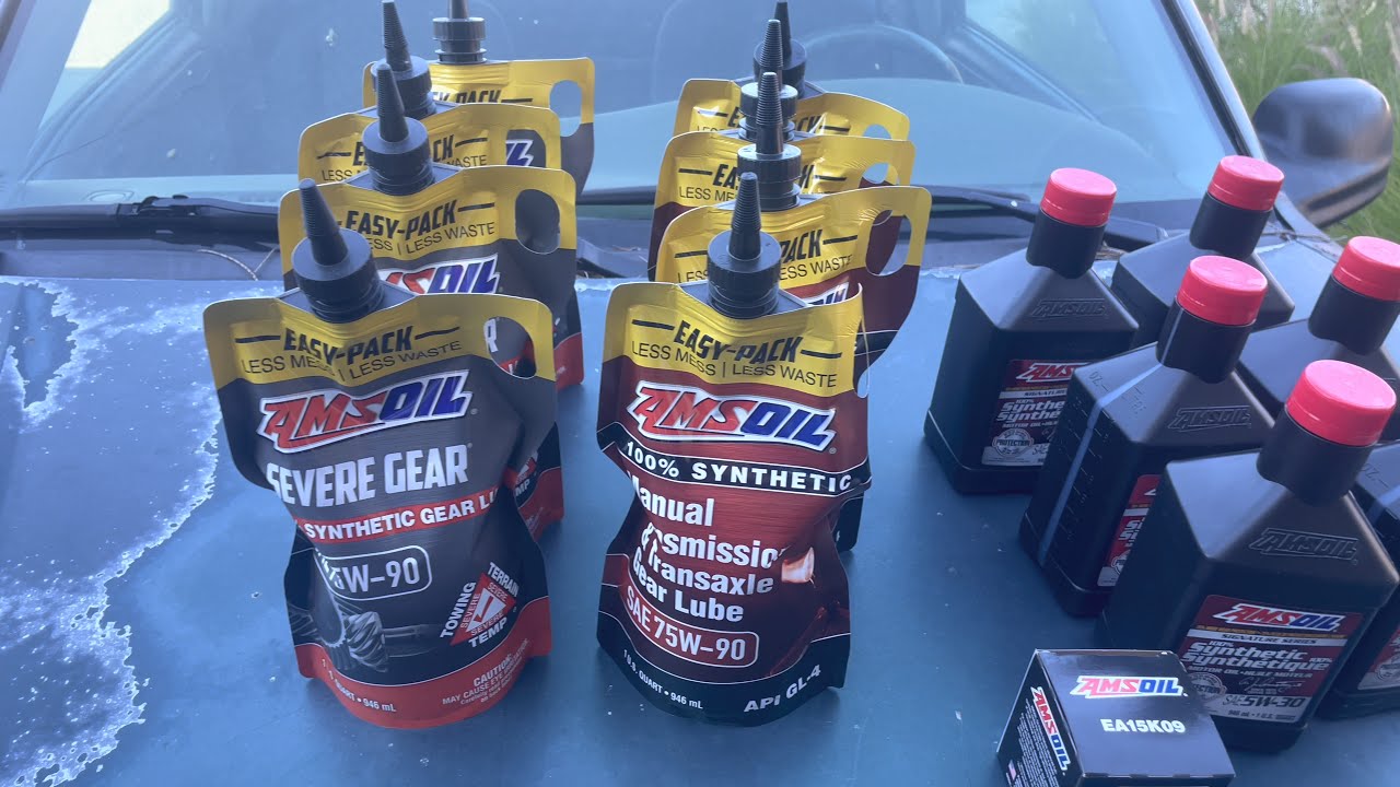 How to change oil Suzuki vitara transfer case transmission and diffs use Amsoil referral #30213198